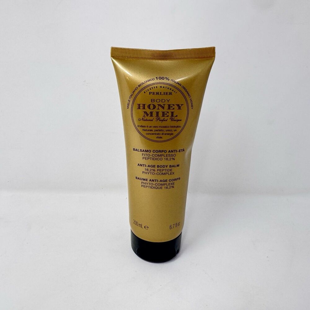Perlier Honey Miel Anti-Age Body Balm 16.2% Peptide Phyto Complex 6.7oz New
